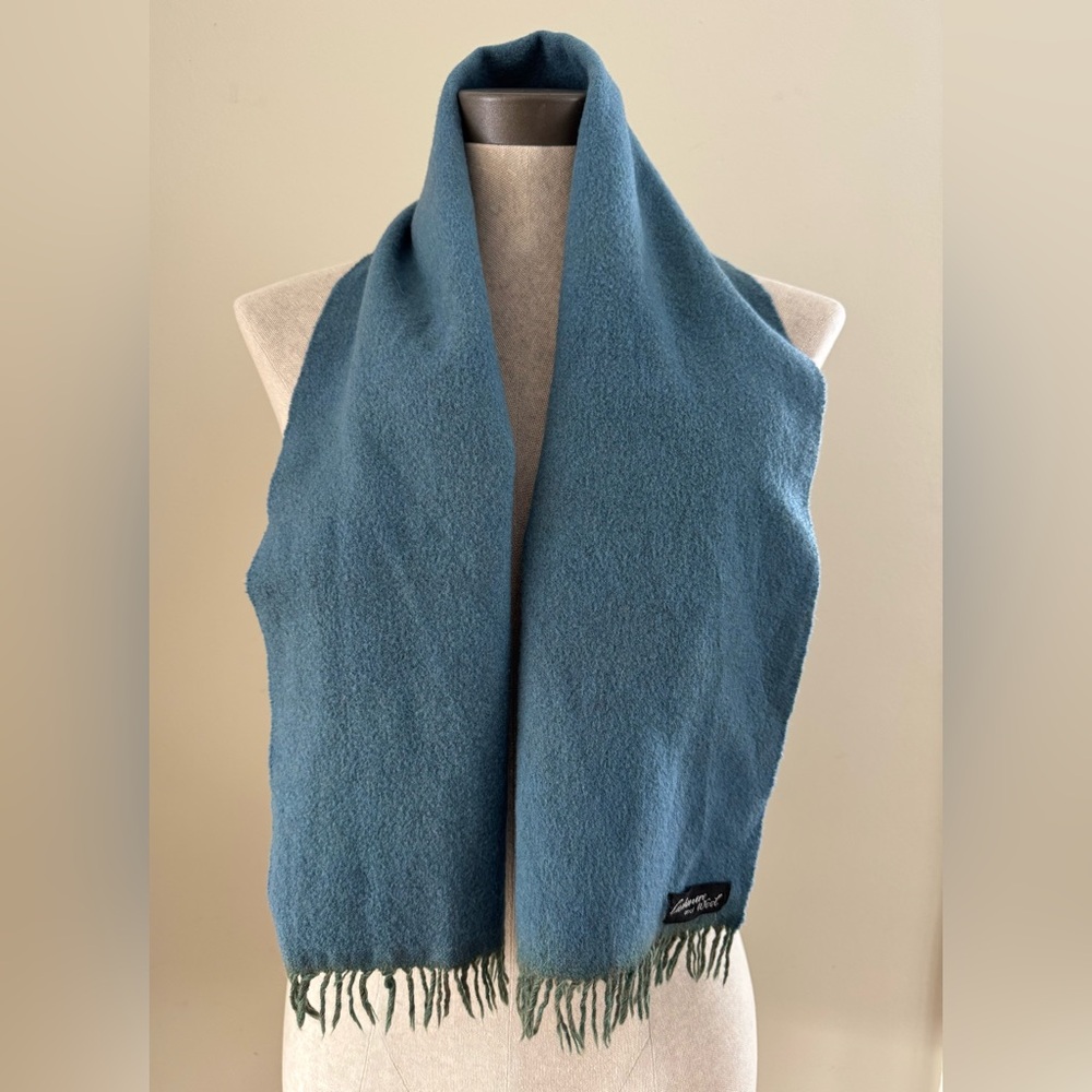 Men’s Fine Cashmere Wool Blend Scarf - Picture 3 of 8